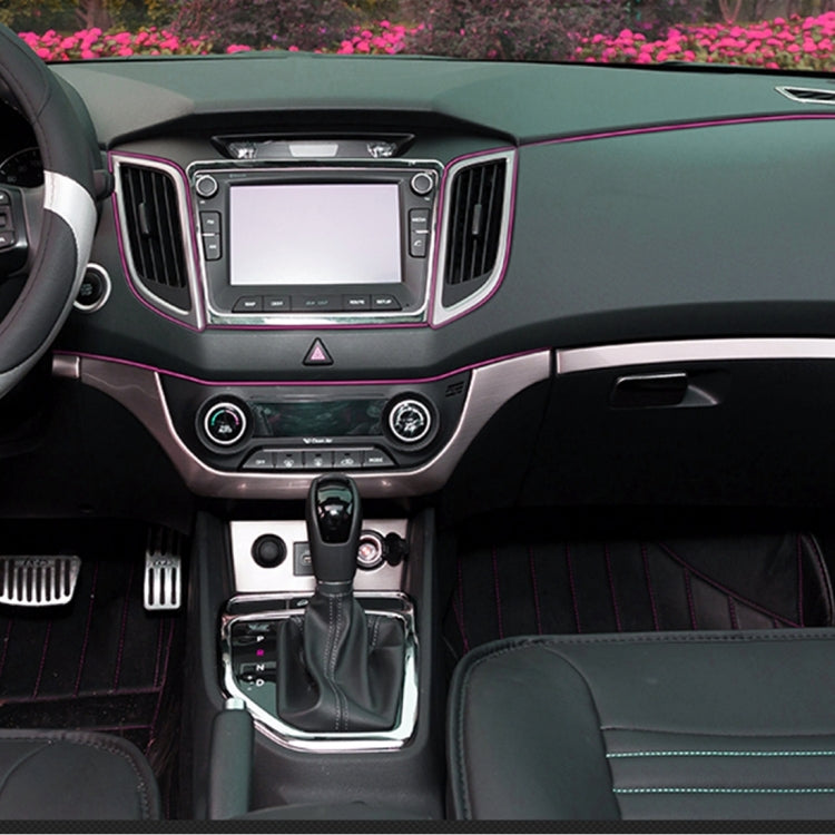 5m Flexible Trim For DIY Automobile Car Interior Moulding Trim Decorative Line Strip with Film Scraper(Purple) by buy2fix