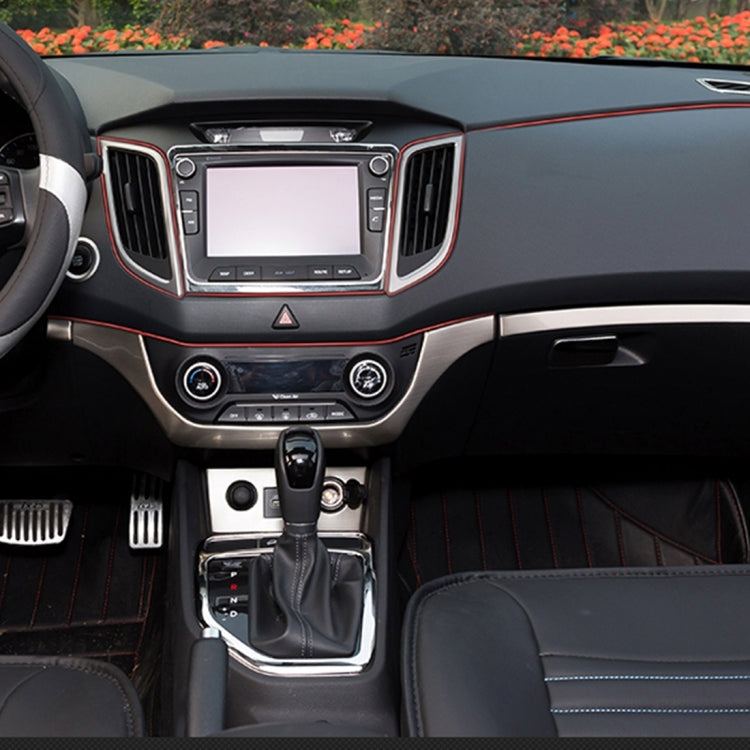 5m Flexible Trim For DIY Automobile Car Interior Moulding Trim Decorative Line Strip with Film Scraper(Red) by buy2fix