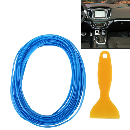 5m Flexible Trim For DIY Automobile Car Interior Moulding Trim Decorative Line Strip with Film Scraper(Baby Blue) by buy2fix