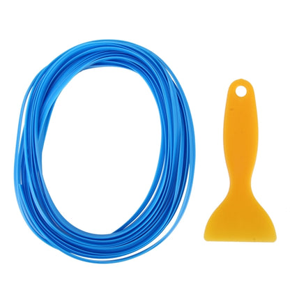 5m Flexible Trim For DIY Automobile Car Interior Moulding Trim Decorative Line Strip with Film Scraper(Baby Blue) by buy2fix