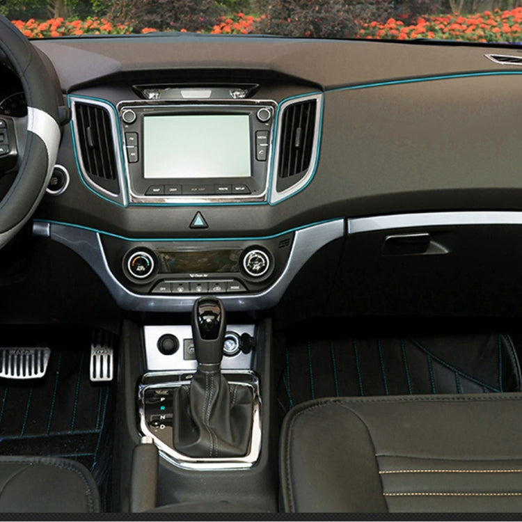 5m Flexible Trim For DIY Automobile Car Interior Moulding Trim Decorative Line Strip with Film Scraper(Baby Blue) by buy2fix