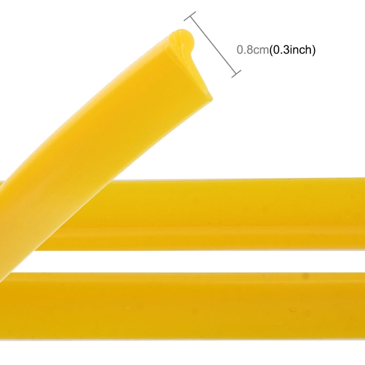 5m Flexible Trim For DIY Automobile Car Interior Moulding Trim Decorative Line Strip with Film Scraper(Yellow) - Anti Collision Sticker by buy2fix | Online Shopping UK | buy2fix