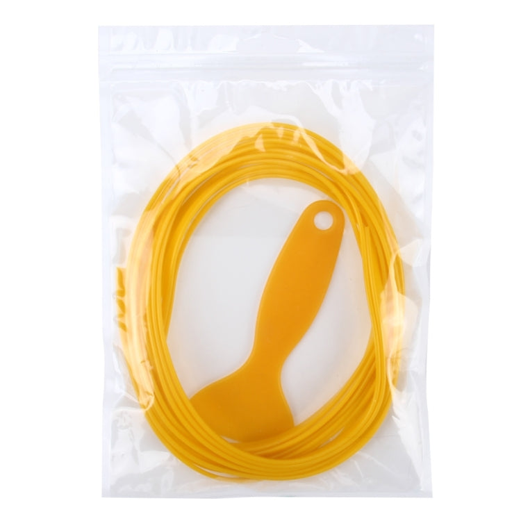 5m Flexible Trim For DIY Automobile Car Interior Moulding Trim Decorative Line Strip with Film Scraper(Yellow) - Anti Collision Sticker by buy2fix | Online Shopping UK | buy2fix