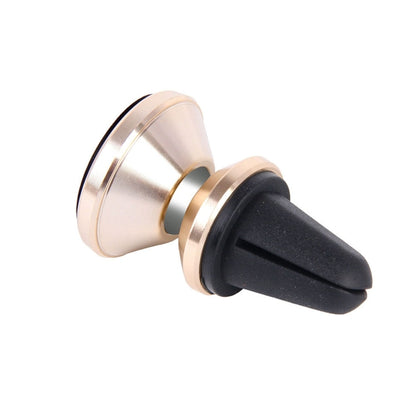 Universal Magnetic Car Air Vent Mount Phone Holder, For iPhone, Samsung, Huawei, Xiaomi, HTC and Other Smartphones(Gold) by buy2fix