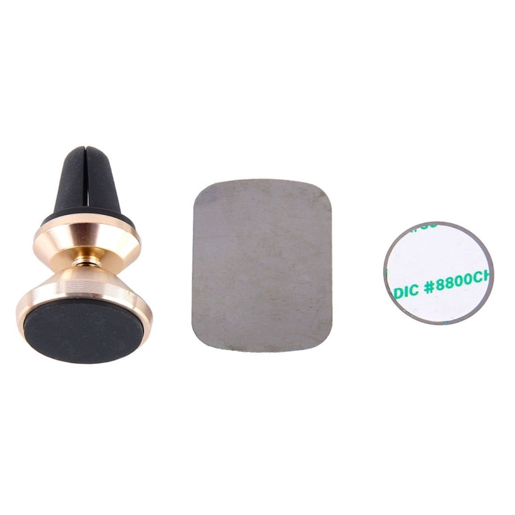 Universal Magnetic Car Air Vent Mount Phone Holder, For iPhone, Samsung, Huawei, Xiaomi, HTC and Other Smartphones(Gold) by buy2fix