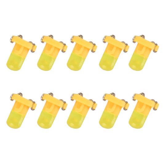 10 PCS 2W T3 Wedge Instrument Panel LED Light Dashboard Gauge Cluster Indicator Lamp Bulb(Amber) - Instrument Lights by buy2fix | Online Shopping UK | buy2fix