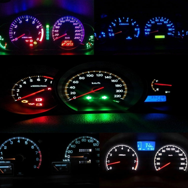 10 PCS 2W T3 Wedge Instrument Panel LED Light Dashboard Gauge Cluster Indicator Lamp Bulb(Pink Light) - Instrument Lights by buy2fix | Online Shopping UK | buy2fix