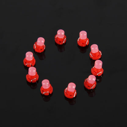 10PCS 2W T3 Wedge Instrument Panel LED Light Dashboard Gauge Cluster Indicator Lamp Bulb(Red Light) - Instrument Lights by buy2fix | Online Shopping UK | buy2fix