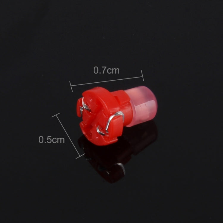 10PCS 2W T3 Wedge Instrument Panel LED Light Dashboard Gauge Cluster Indicator Lamp Bulb(Red Light) - Instrument Lights by buy2fix | Online Shopping UK | buy2fix