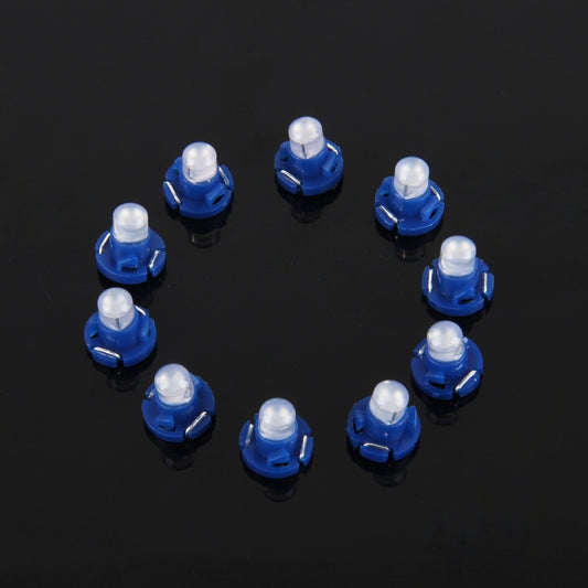 10PCS 2W T4.2 Wedge Instrument Panel LED Light Dashboard Gauge Cluster Indicator Lamp Bulb(Blue Light) - Instrument Lights by buy2fix | Online Shopping UK | buy2fix