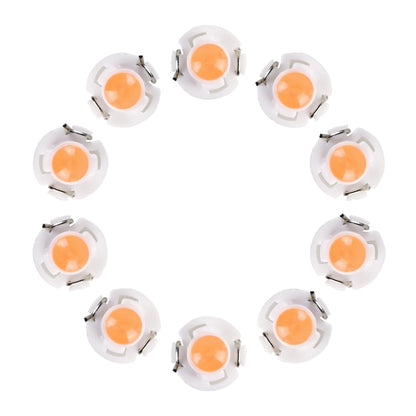 10PCS 2W T4.2 Wedge Instrument Panel LED Light Dashboard Gauge Cluster Indicator Lamp Bulb (Pink Light) - Instrument Lights by buy2fix | Online Shopping UK | buy2fix