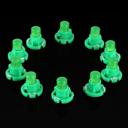 10PCS 2W T4.2 Wedge Instrument Panel LED Light Dashboard Gauge Cluster Indicator Lamp Bulb(Green Light) - Instrument Lights by buy2fix | Online Shopping UK | buy2fix