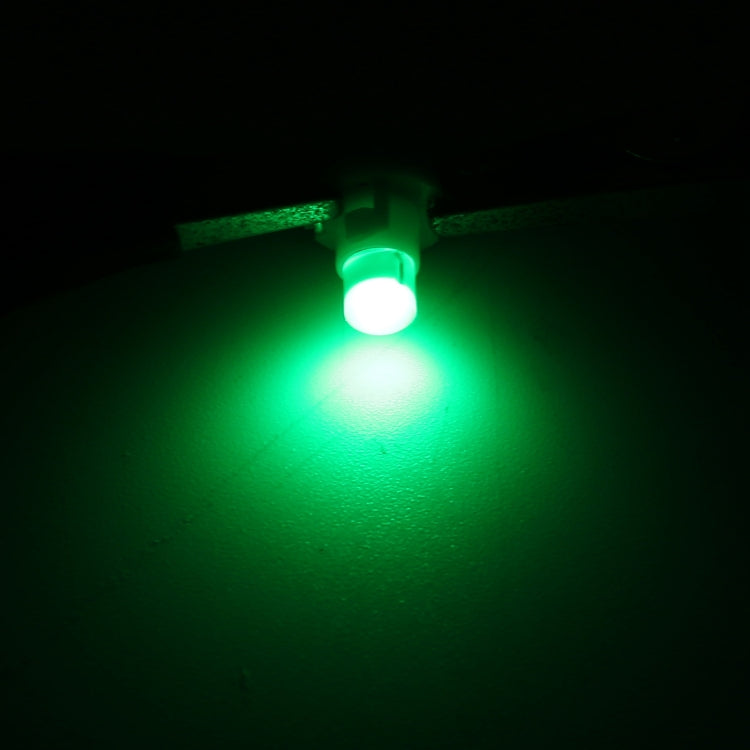 10PCS 2W T4.2 Wedge Instrument Panel LED Light Dashboard Gauge Cluster Indicator Lamp Bulb(Green Light) - Instrument Lights by buy2fix | Online Shopping UK | buy2fix