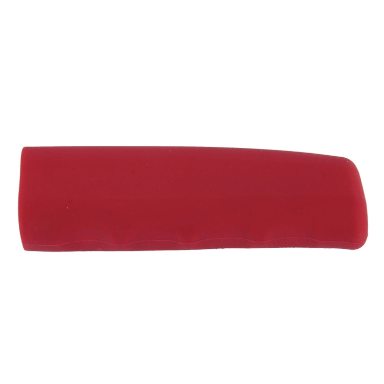 Rubber Car Hand Brake Cover Shift Knob Gear Stick Cushion Cover Car Accessory Interior Decoration Pad(Red) by buy2fix