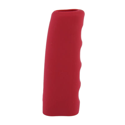 Rubber Car Hand Brake Cover Shift Knob Gear Stick Cushion Cover Car Accessory Interior Decoration Pad(Red) by buy2fix
