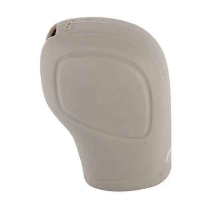 Rubber Car Hand Brake Head Cover Shift Knob Gear Stick Cushion Cover Car Accessory Interior Decoration Pad(Khaki) by buy2fix