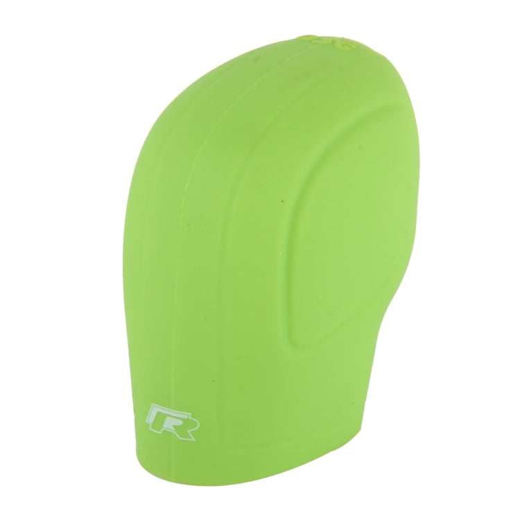 Rubber Car Hand Brake Head Cover Shift Knob Gear Stick Cushion Cover Car Accessory Interior Decoration Pad(Light Green) by buy2fix