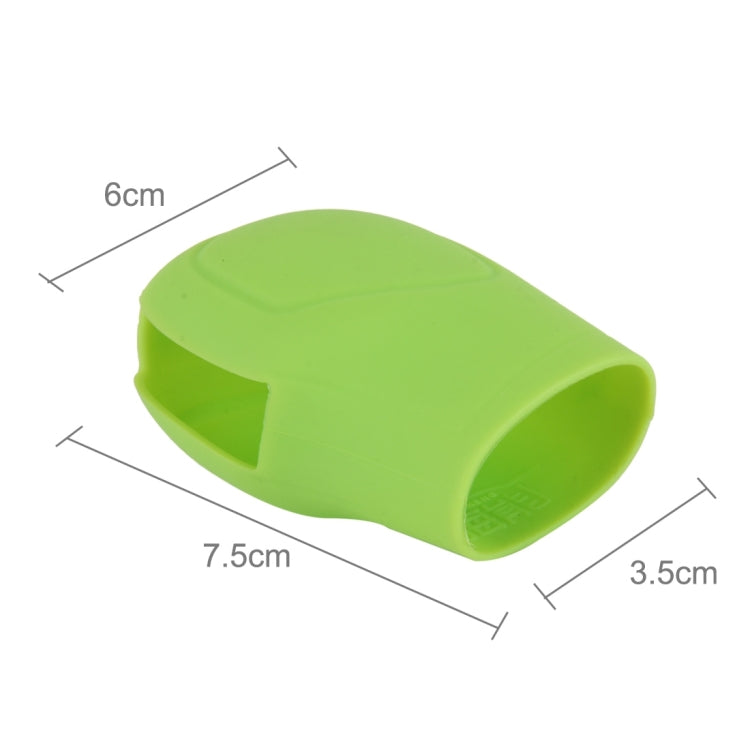 Rubber Car Hand Brake Head Cover Shift Knob Gear Stick Cushion Cover Car Accessory Interior Decoration Pad(Light Green) by buy2fix