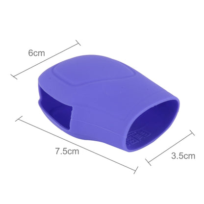 Rubber Car Hand Brake Head Cover Shift Knob Gear Stick Cushion Cover Car Accessory Interior Decoration Pad(Purple) by buy2fix