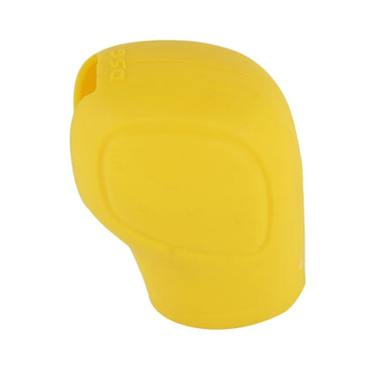 Rubber Car Hand Brake Head Cover Shift Knob Gear Stick Cushion Cover Car Accessory Interior Decoration Pad(Yellow) by buy2fix