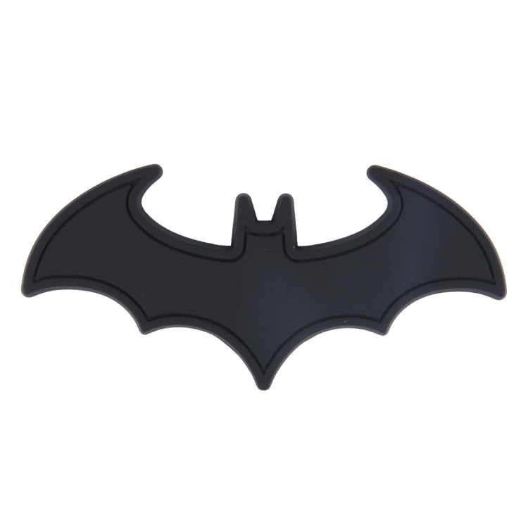 Bat Shape Shining Metal Car Free Sticker(Black) by buy2fix