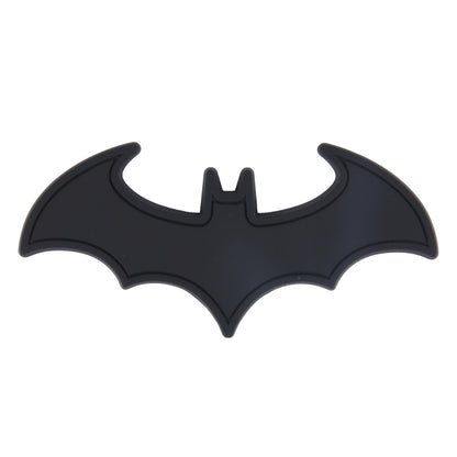 Bat Shape Shining Metal Car Free Sticker(Black) by buy2fix