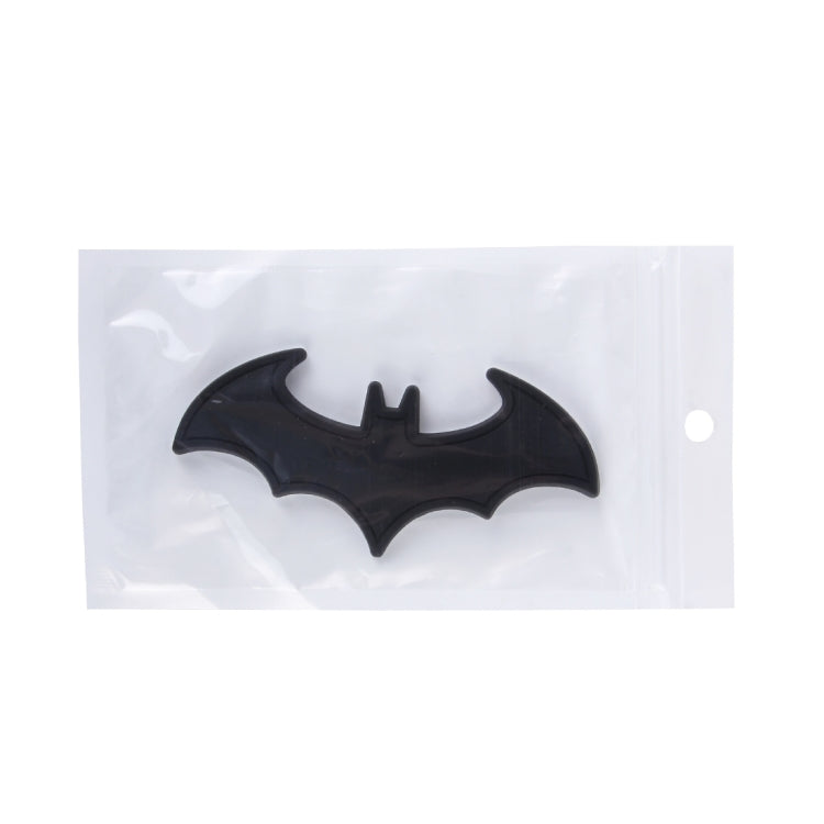 Bat Shape Shining Metal Car Free Sticker(Black) by buy2fix