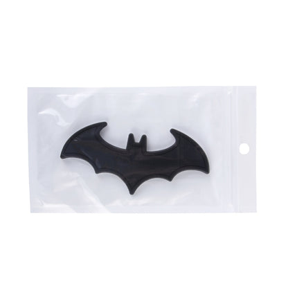 Bat Shape Shining Metal Car Free Sticker(Black) by buy2fix