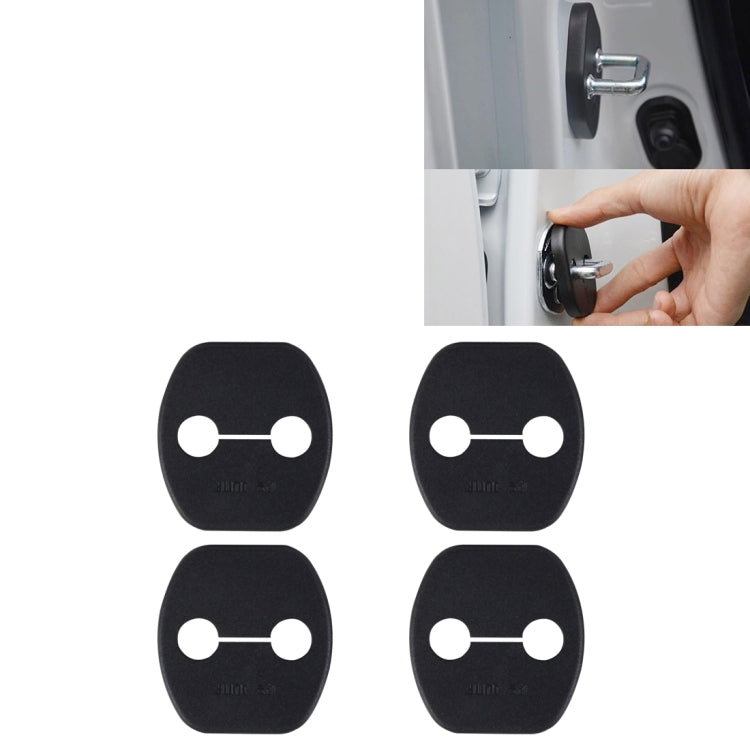 4 PCS Car Door Lock Buckle Decorated Rust Guard Protection Cover for X-TRAIL by buy2fix