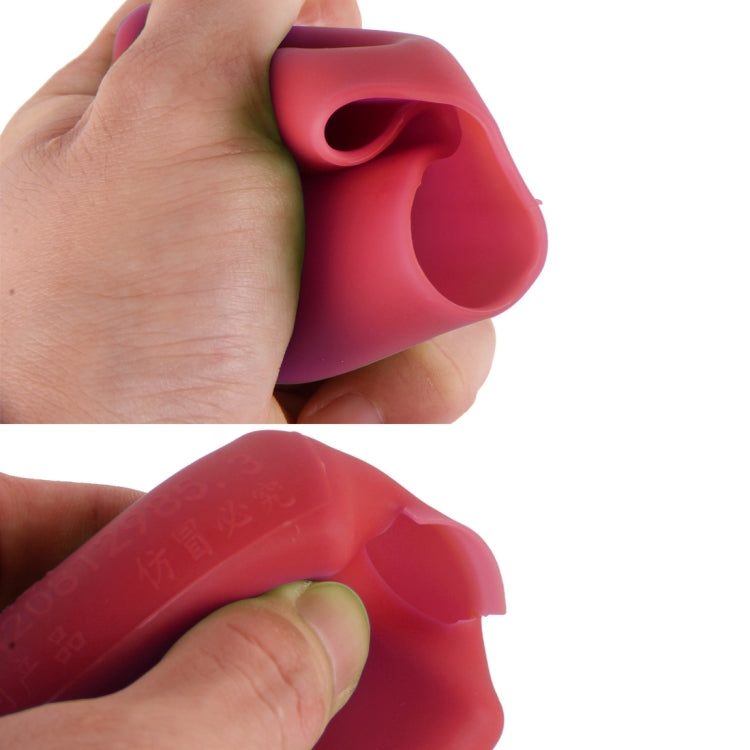 Safe Rubber Car Seat Belt Clips Locking Buckles Protective Cover(Red) by buy2fix