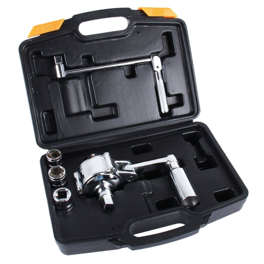 ZLB16 Heavy Duty Lug Nut Labor Saving Tool Torque Multiplier Socket Wrench Set with 3 Sockets - Hand Tool Sets by buy2fix | Online Shopping UK | buy2fix