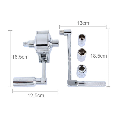 ZLB16 Heavy Duty Lug Nut Labor Saving Tool Torque Multiplier Socket Wrench Set with 3 Sockets - Hand Tool Sets by buy2fix | Online Shopping UK | buy2fix