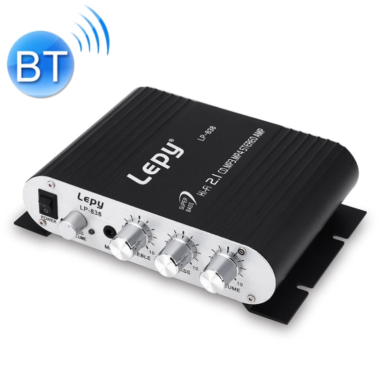 Car 2.1CH HIFI Subwoofer Amplifier Audio, Support MP3(Black) -  by buy2fix | Online Shopping UK | buy2fix