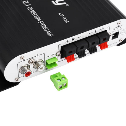 Car 2.1CH HIFI Subwoofer Amplifier Audio, Support MP3(Black) -  by buy2fix | Online Shopping UK | buy2fix