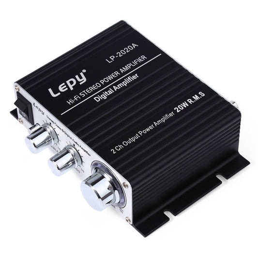 LP-2020A Car / Household HIFI Amplifier Audio, Support MP3, UK Plug with 3A Power Supply -  by buy2fix | Online Shopping UK | buy2fix
