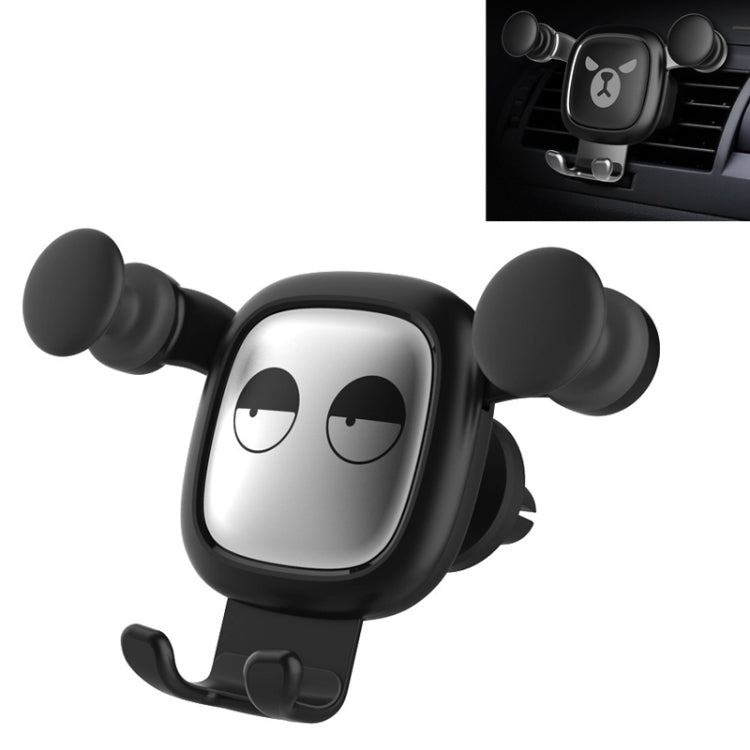 Big Eyes Pattern Gravity Cartoon Air Vent Car Mount Phone Holder(Black) by buy2fix
