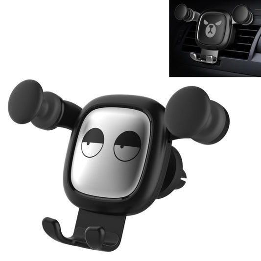Big Eyes Pattern Gravity Cartoon Air Vent Car Mount Phone Holder(Black) by buy2fix