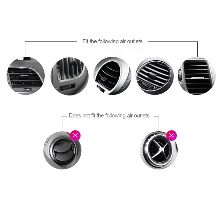 Big Eyes Pattern Gravity Cartoon Air Vent Car Mount Phone Holder(Black) by buy2fix