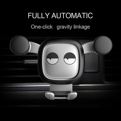 Big Eyes Pattern Gravity Cartoon Air Vent Car Mount Phone Holder(Black) by buy2fix