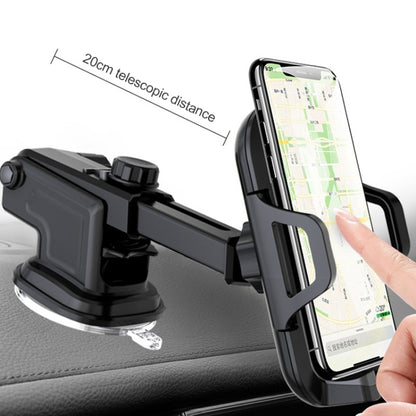 Multi-function Vehicle Navigation Frame Suction Cup Car Mount Phone Holder(Black) by buy2fix