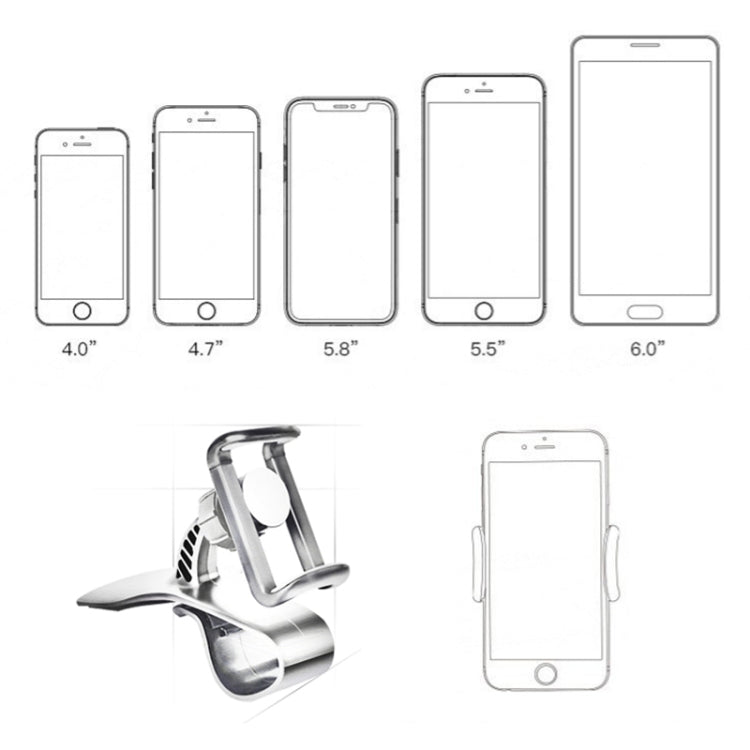 Multi-function Vehicle Navigation Frame Dashboard Car Mount Phone Holder, with Air Outlet by buy2fix