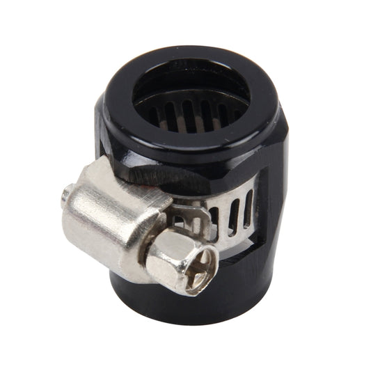 AN6 Car Performance Aluminum Accessories Adapter Nitrite Hose Finisher Adapter Nylon Braided Hose Clamp Black Finish - Booster Cable & Clip by buy2fix | Online Shopping UK | buy2fix