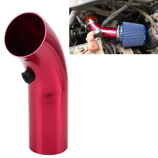 Universal  Air Intake Pipe Super Power Flow Air Intakes Short Cold Racing Aluminium Air Intake Pipe Hose with Cone Filter Kit System (Red) - Air Intake System by buy2fix | Online Shopping UK | buy2fix
