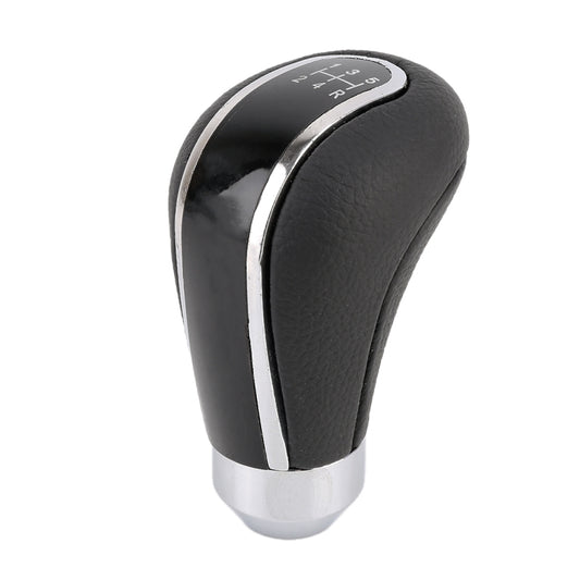 Universal Car Leather Metal Gear Shift Knob Modified Car Auto Transmission Shift Lever Knob(Black) - Shift Knob by buy2fix | Online Shopping UK | buy2fix