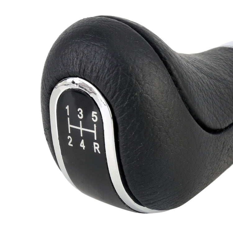 Universal Car Leather Metal Gear Shift Knob Modified Car Auto Transmission Shift Lever Knob(Black) - Shift Knob by buy2fix | Online Shopping UK | buy2fix