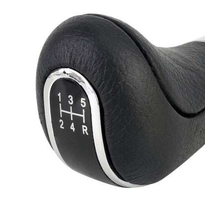 Universal Car Leather Metal Gear Shift Knob Modified Car Auto Transmission Shift Lever Knob(Black) - Shift Knob by buy2fix | Online Shopping UK | buy2fix