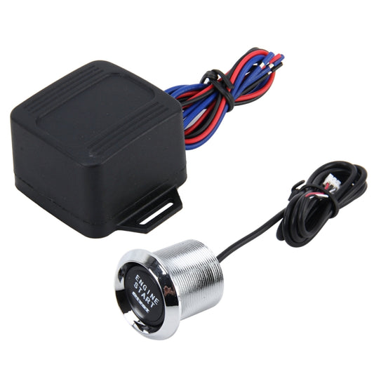 One-button Start Starter Switch with Illumination Engine Start Pivot Illumination Starter with Blue Lighting - Car Switches by buy2fix | Online Shopping UK | buy2fix