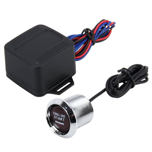 One-button Start Starter Switch with Illumination Engine Start Pivot Illumination Starter with Red Lighting - Car Switches by buy2fix | Online Shopping UK | buy2fix