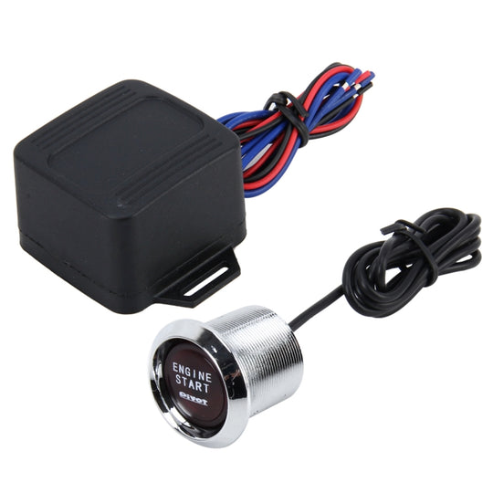 Interrupteur de démarrage à un bouton avec éclairage Démarreur à pivot de démarrage du moteur avec éclairage rouge