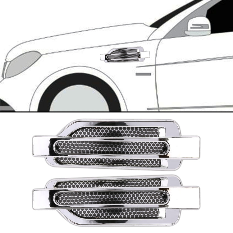 2 PCS Car-Styling Random Decorative Sticker(Silver) by buy2fix